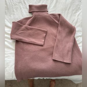 Oversized turtleneck sweater, size S